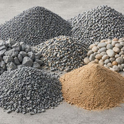 Aggregates Road Work Materials